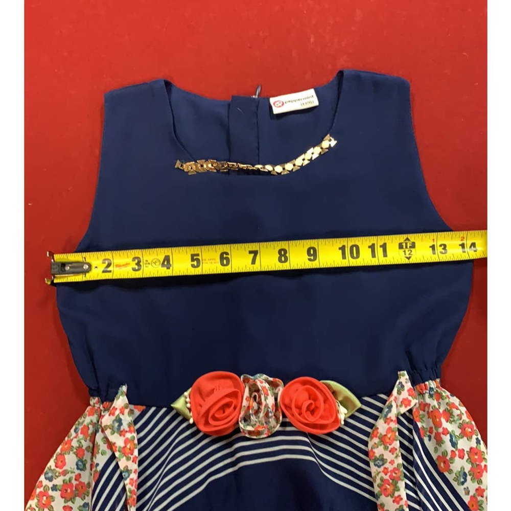 Girls Hi Low Dress by Peppermint - Picture 7 of 11